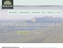 Tablet Screenshot of hortonlawfirm.net